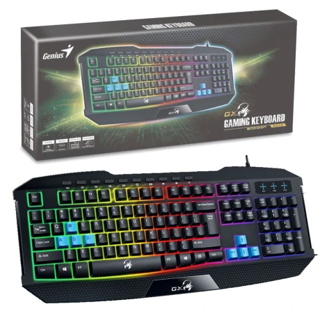 Teclado Gamer Genius K215 Retroiluminado 001