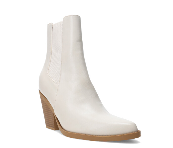 Botas de Mujer Miss Carol GEMINI en punta Blanco Hueso