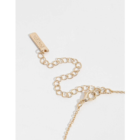 Collar Con Dije De Flor Dorado