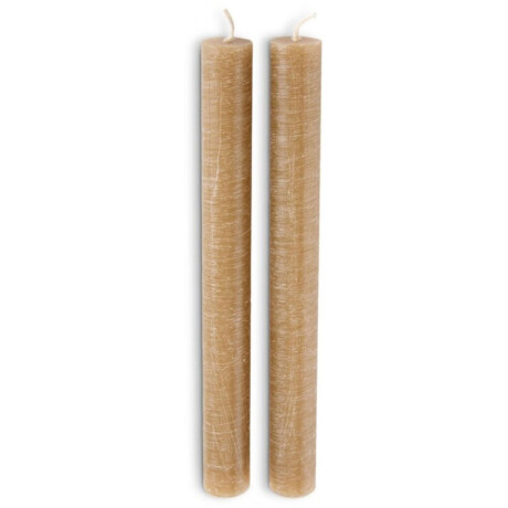 Vela Bertel H22 Cm Almendra Sdp 2 Piezas/Paquete