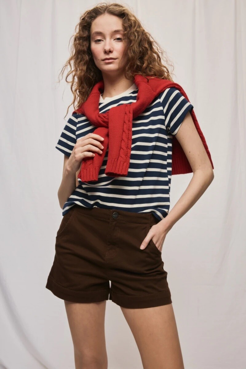 SHORT D.CASSIN TOSSAR - CHOCOLATE 