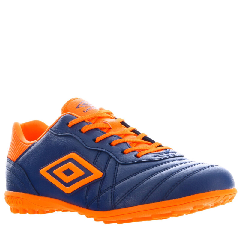 Championes de Fútbol 5 Hombre Umbro Touch TF Azul - Anaranjado