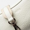 Bandolera The Club en cuero graneado Blanco