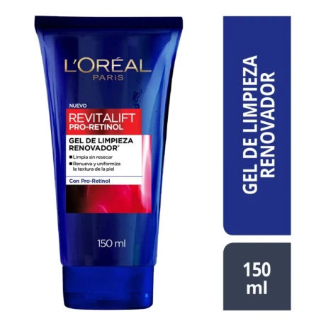 Gel de Limpieza L'Oréal Paris Renovador con ProRetinol 150ml Gel de Limpieza L'Oréal Paris Renovador con ProRetinol 150ml