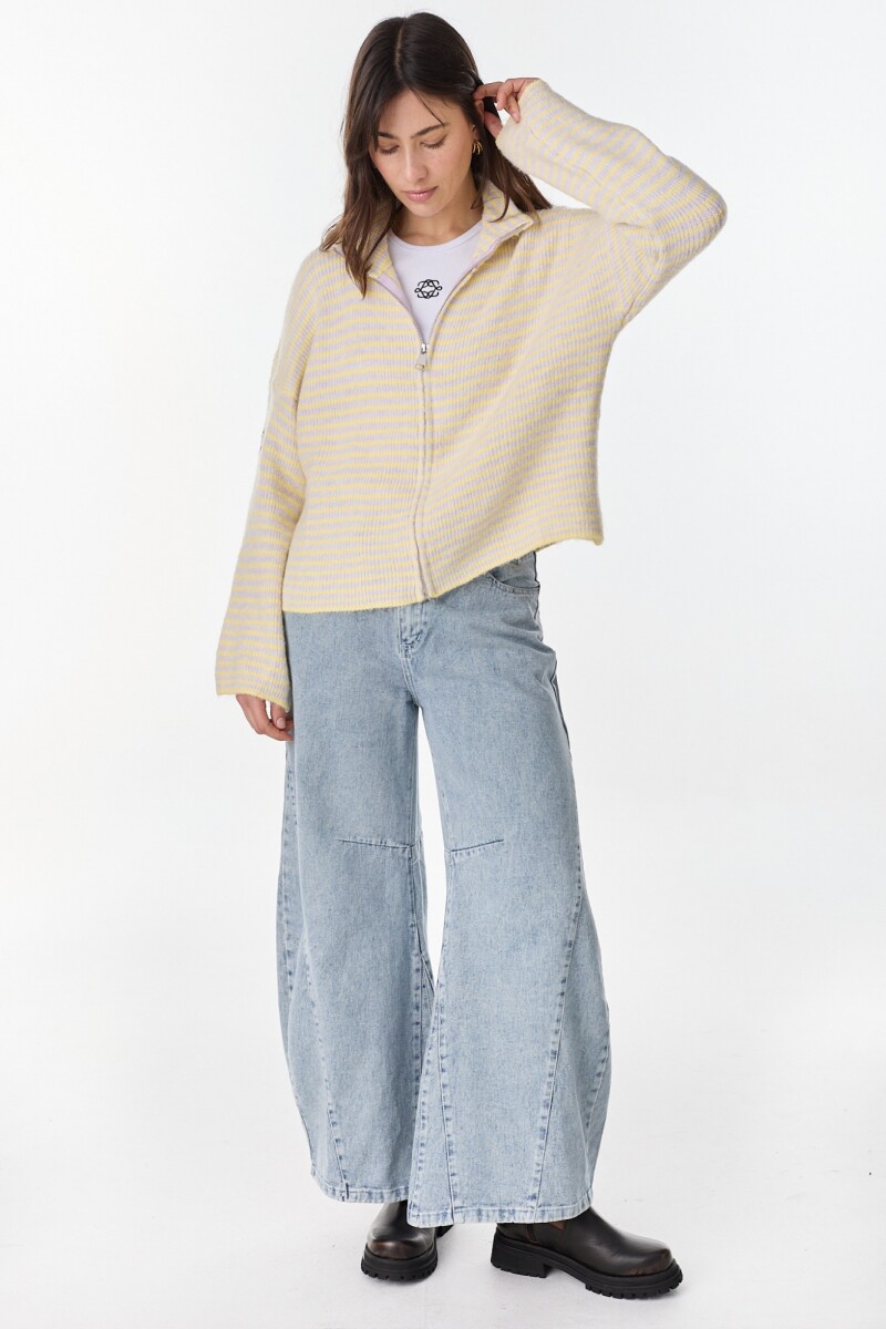 Campera Senna Lila/Amarillo