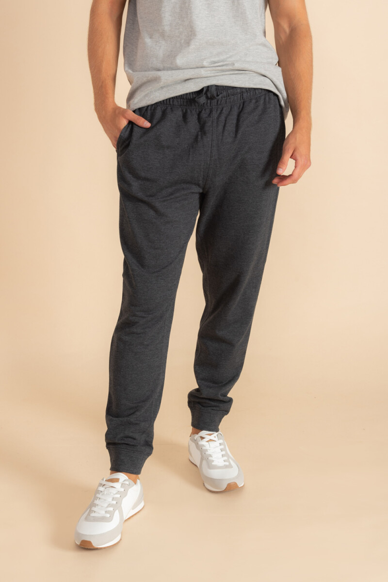 Pantalón deportivo con puño Gris Oscuro