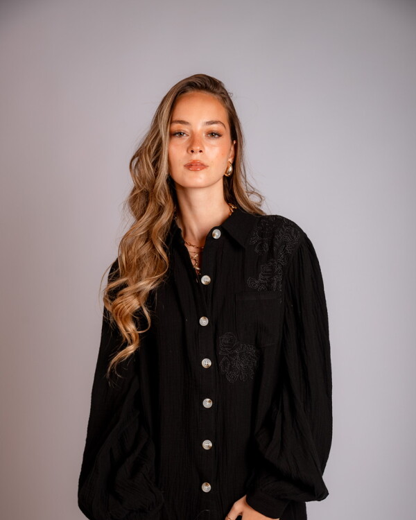 Camisa Luz negro