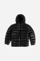 Campera puffer básica con capucha - UNISEX NEGRO