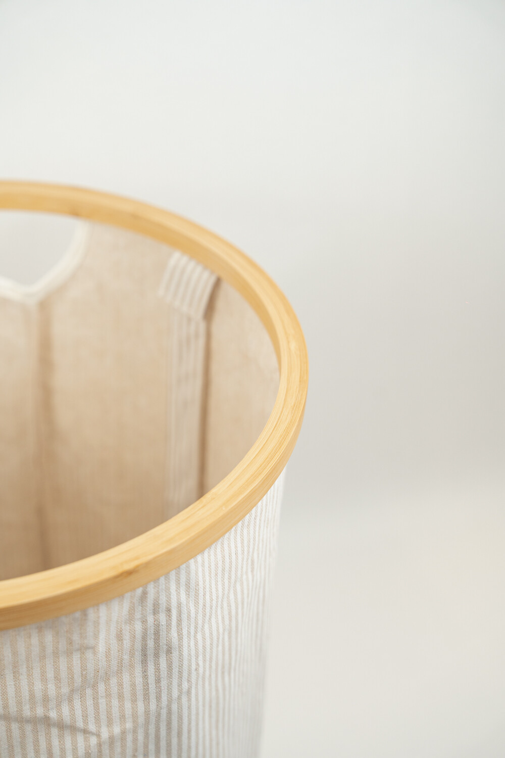 Cesto Solara A Rayas C/tapa Estampado 1