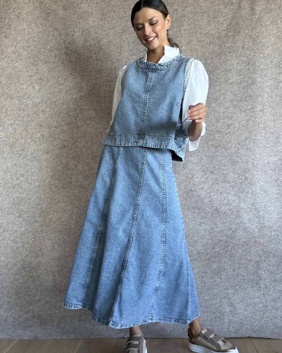 Pollera Mónaco - Sky Blue 