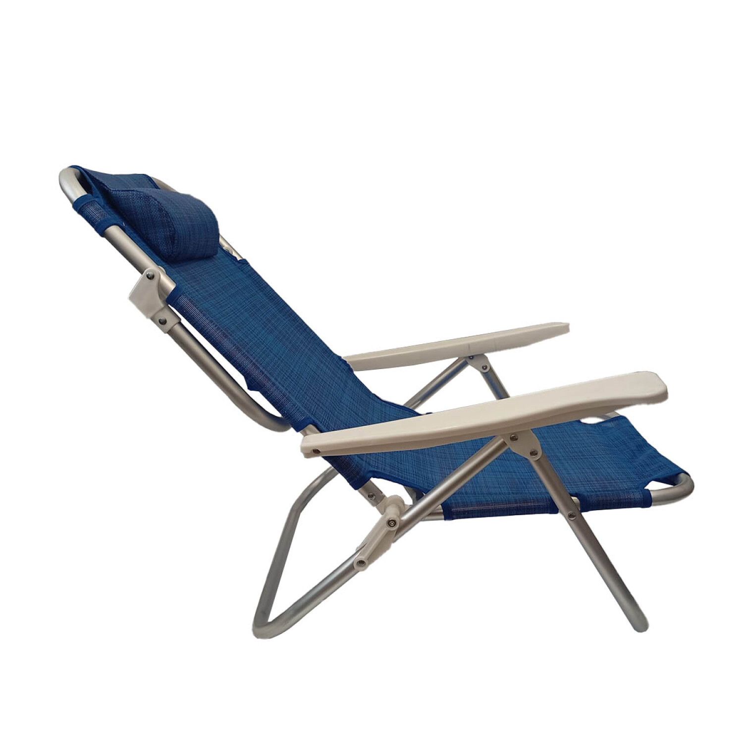 Silla repostera de playa reclinable de aluminio Lounger - RIO - Equipak