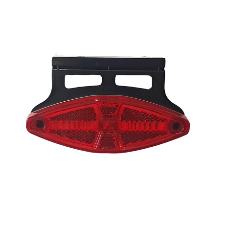 FAROL - LATERAL ROJO LED 12/24V 13X6CM ROMBO C/CABLE - FAROL - LATERAL ROJO LED 12/24V 13X6CM ROMBO C/CABLE -