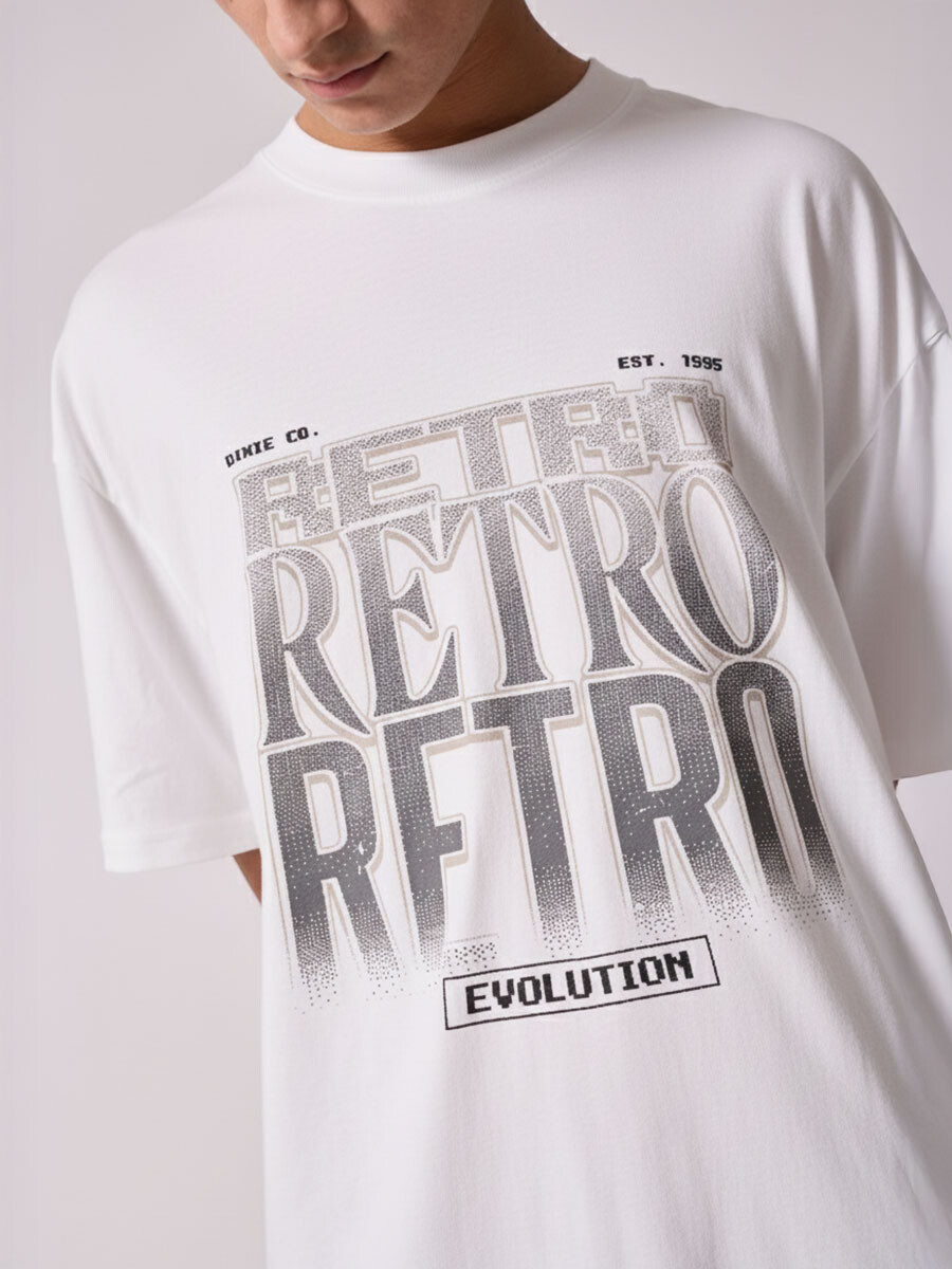 T-SHIRT MOYA DIXIE - Crudo 