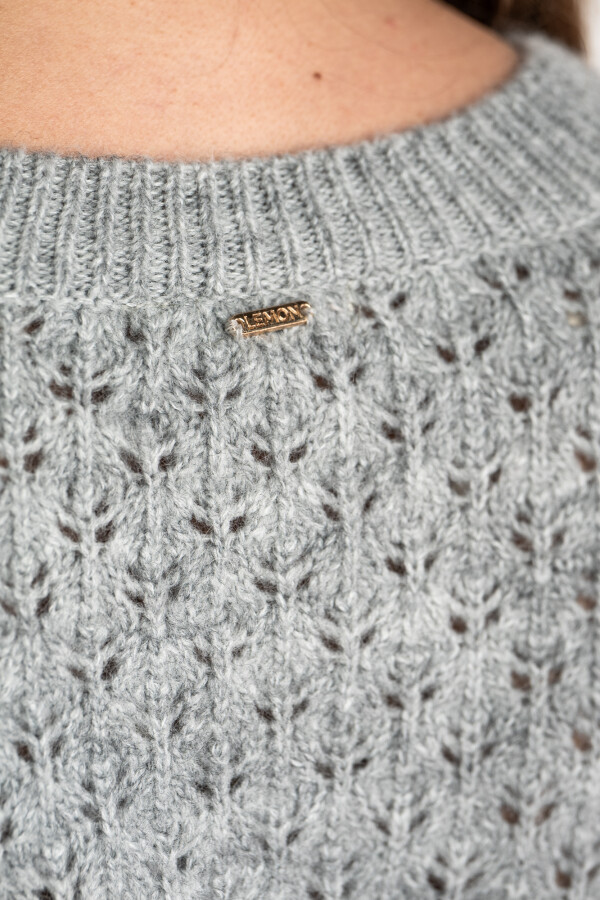 Sweater Textura Gris