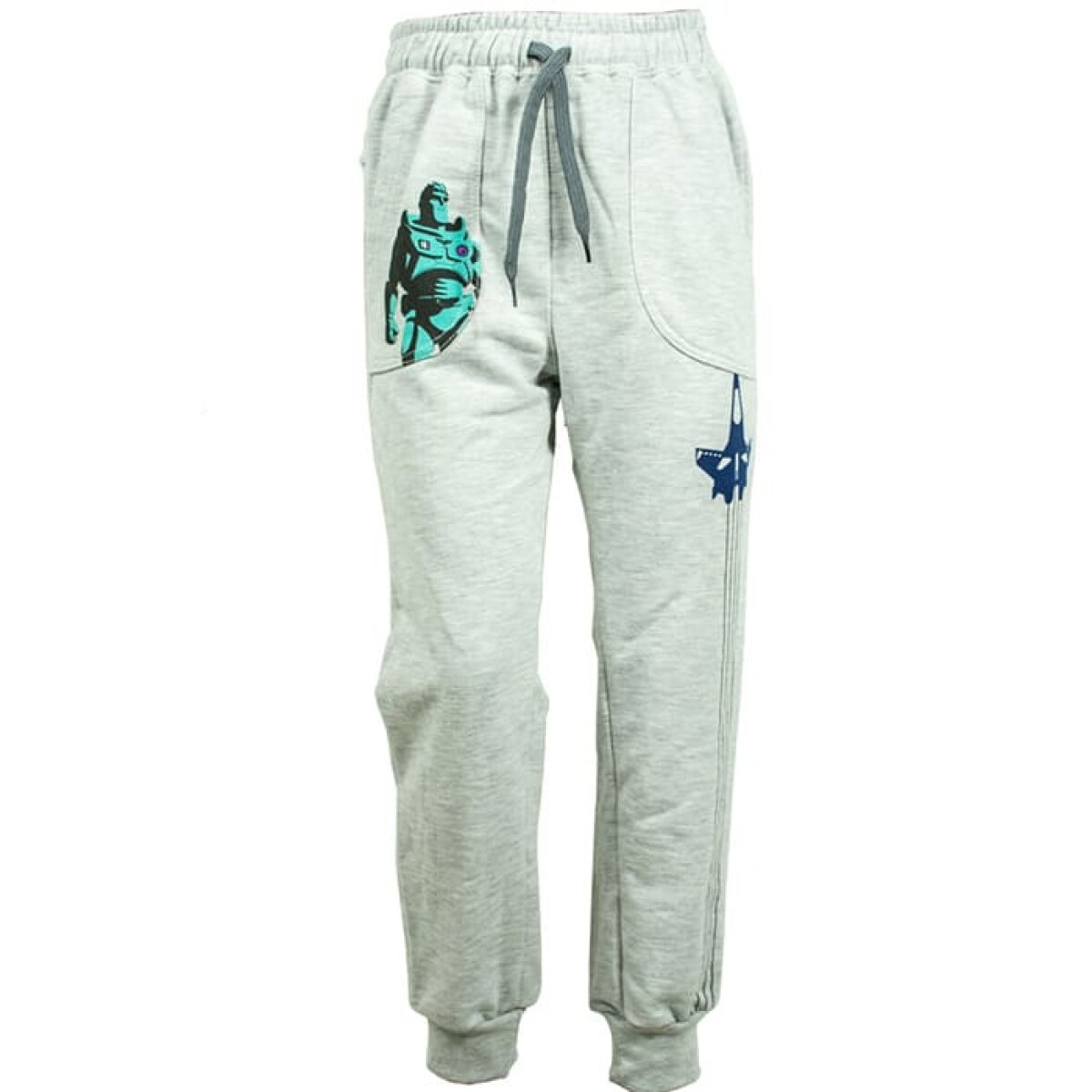 Pantalon Disney LightYear Felpa Frizado de Niños - Gris-melange 