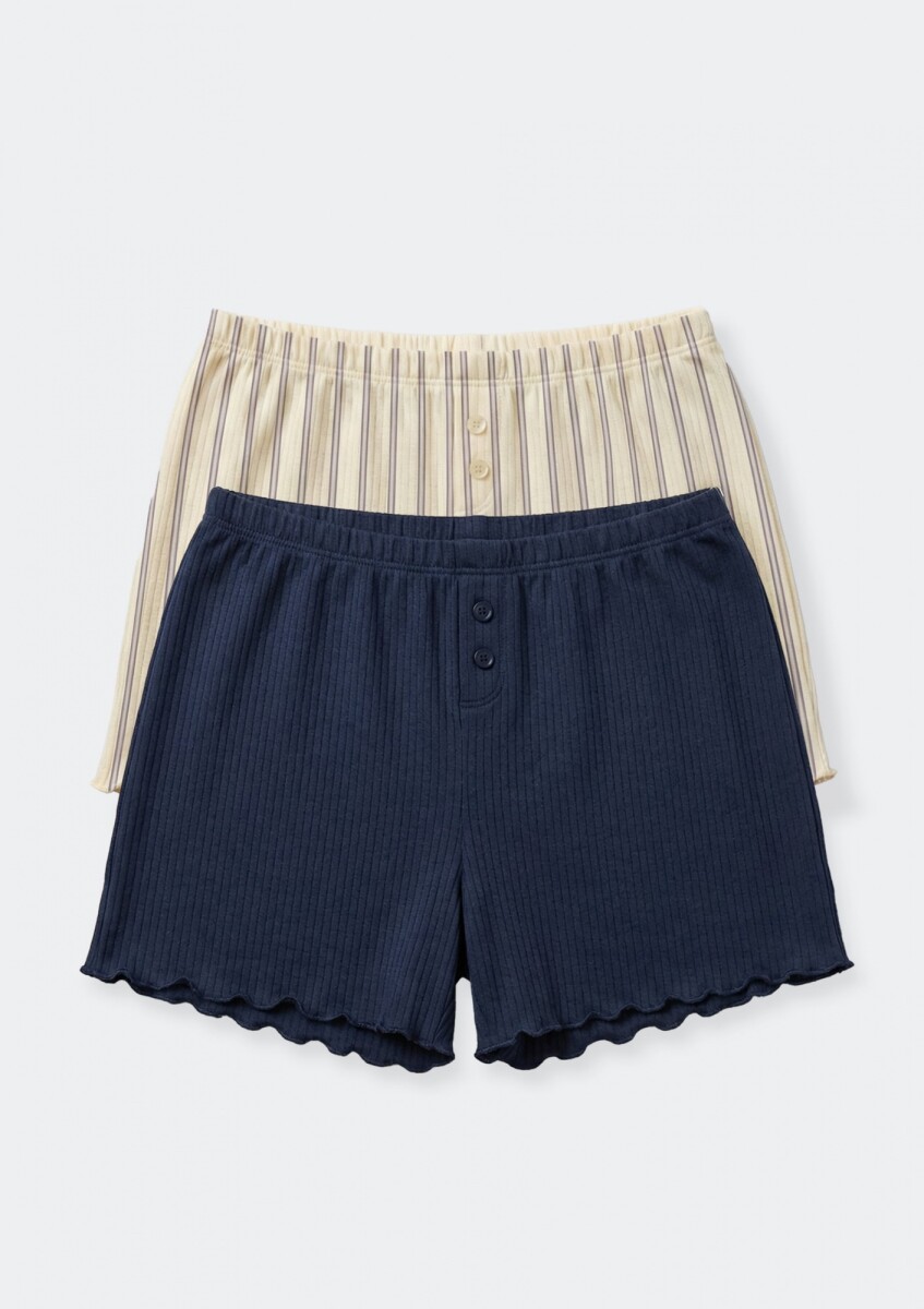 CONJUNTO DE 2 SHORTS DE PIJAMA - MULTICOLOR 