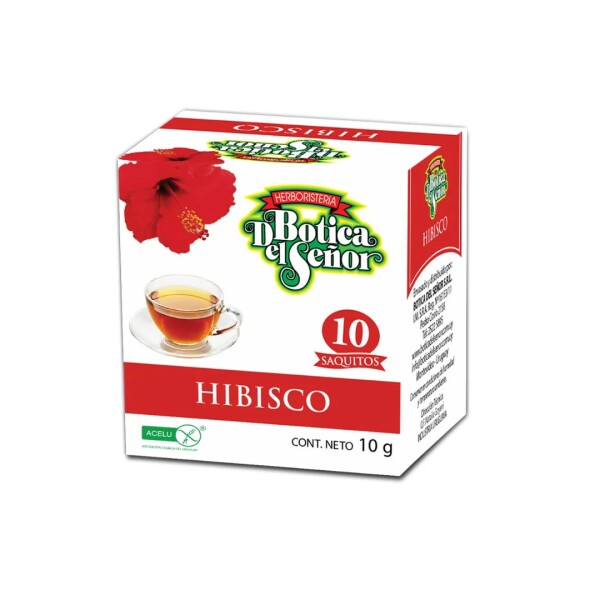 Té de Hibisco x10 Saquitos - La Botica del Señor Té de Hibisco x10 Saquitos - La Botica del Señor