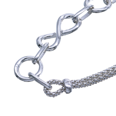 Pulsera de plata 925, INFINITO. Pulsera de plata 925, INFINITO.