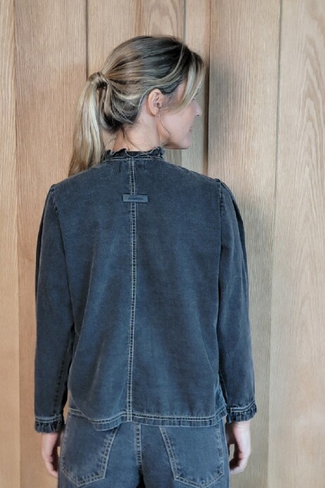 Camisa Mili Denim Negro