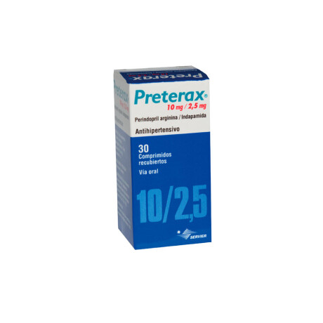 Preterax 10/2.5mg 30 Comprimidos Preterax 10/2.5mg 30 Comprimidos