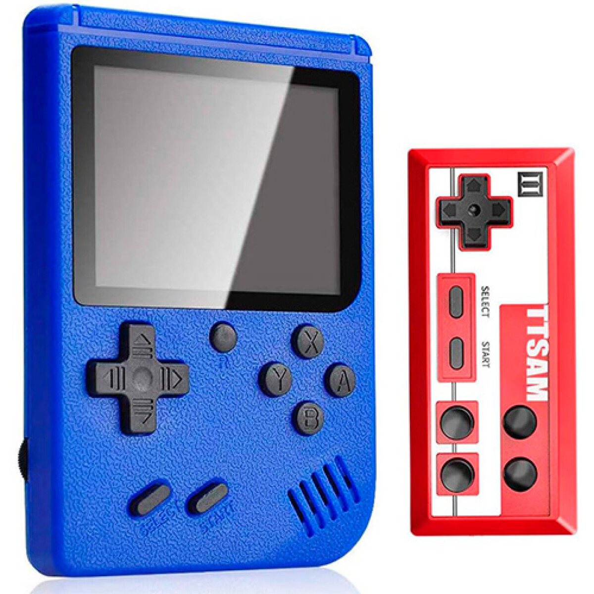 Consola de Juegos Portátil Retro con Control - Azul - 001 