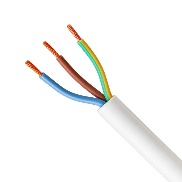 CABLE BAJO GOMA 3X2 METRO Blanco