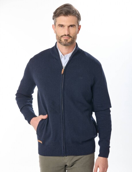 CAMPERA TEJIDA Azul