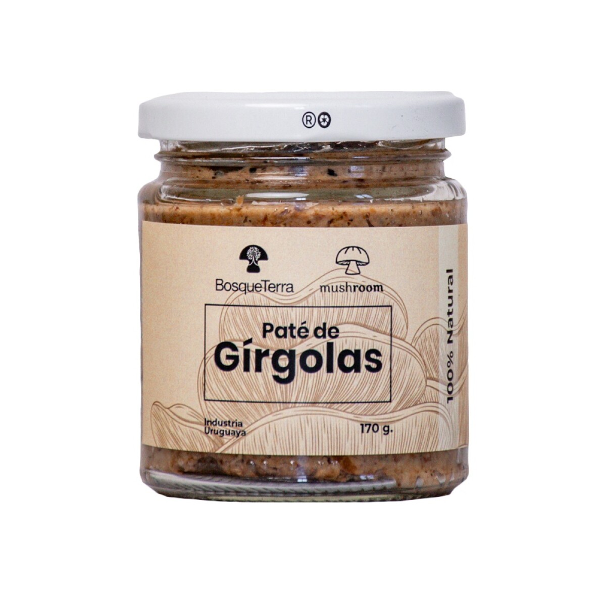 Pate de girgolas 170g Bosqueterra 