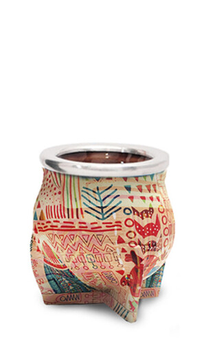 MATE DE CERÁMICA CHICO DELTA TRIBAL