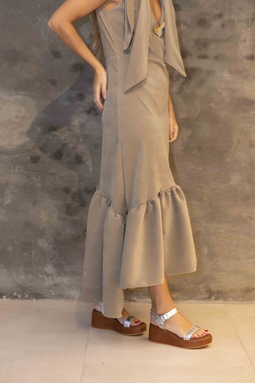 Ribbon Dress Verde
