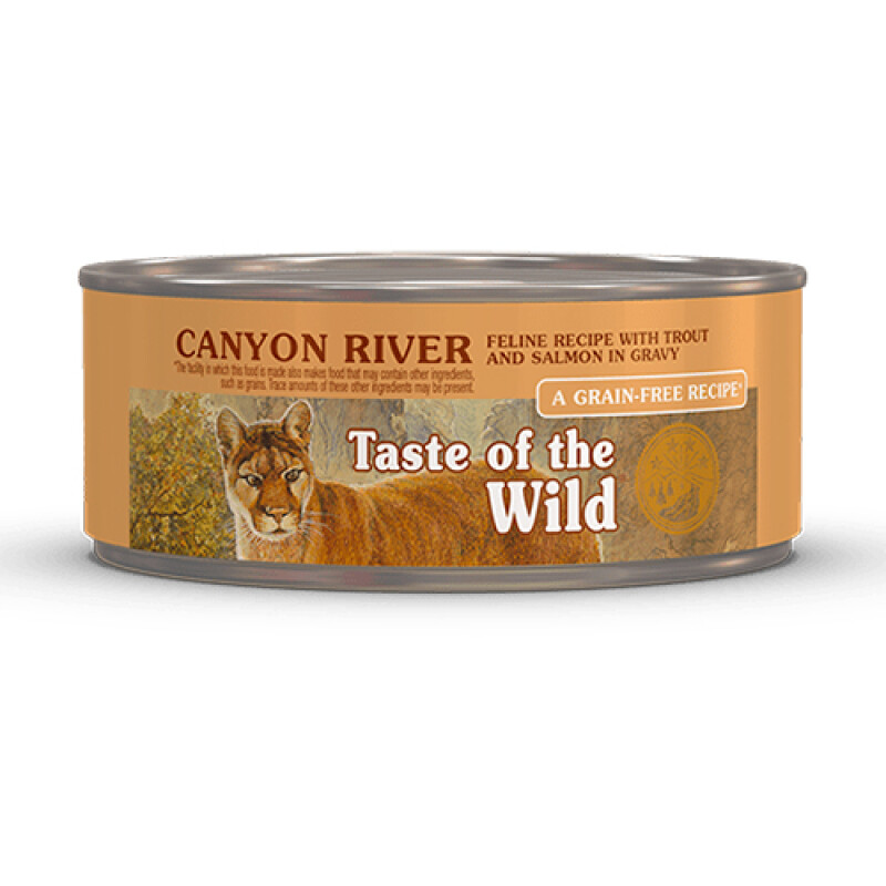 Taste Of The Wild para gatos Receta Canyon River con trucha y salmón en salsa 85 grs Taste Of The Wild para gatos Receta Canyon River con trucha y salmón en salsa 85 grs
