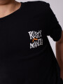 T-SHIRT ZALCONE TEEN RUSTY Negro
