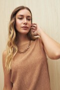 TOP RUONA Beige Oscuro