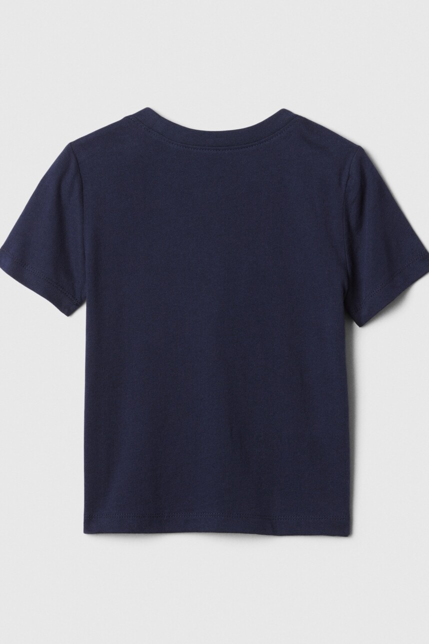 Remera Logo Gap Manga Corta Toddler Niño Tapestry Navy
