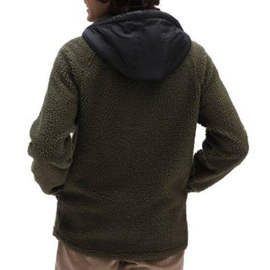 Campera Vans Sherpa Hoodie Verde