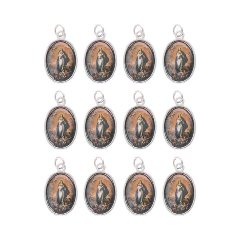 MEDALLAS DE SANTOS 2CM X20 UNIDADES Gp121/inmaculada Concepcion