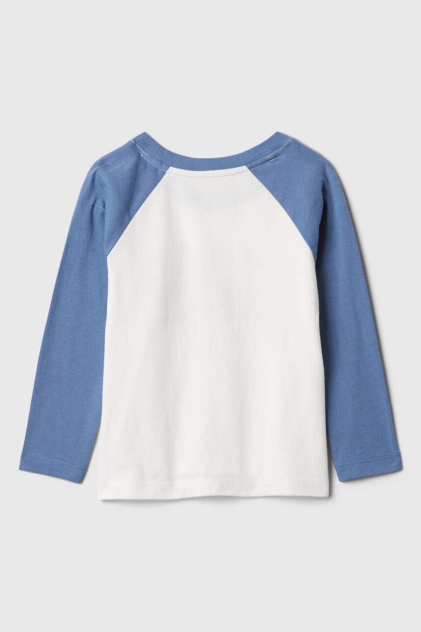 Remera Logo Gap Toddler Niño Bainbridge Blue