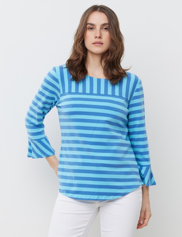 Remera Marine CELESTE/MULTI