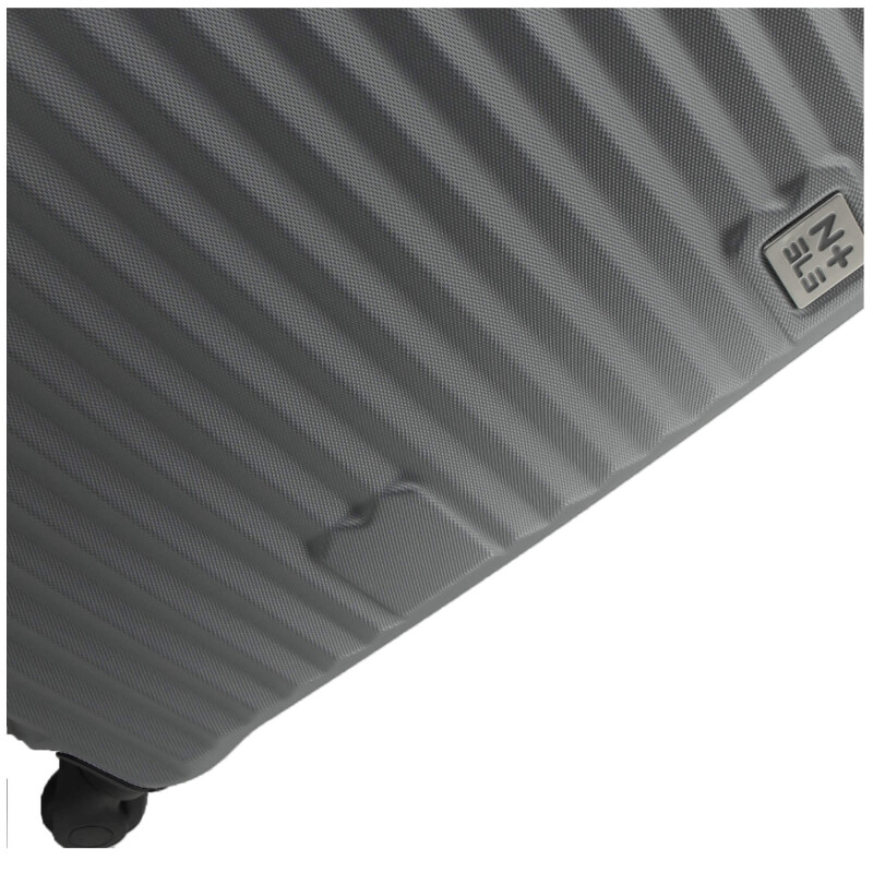 Valija N+ rígida Plateado - Gris Oscuro