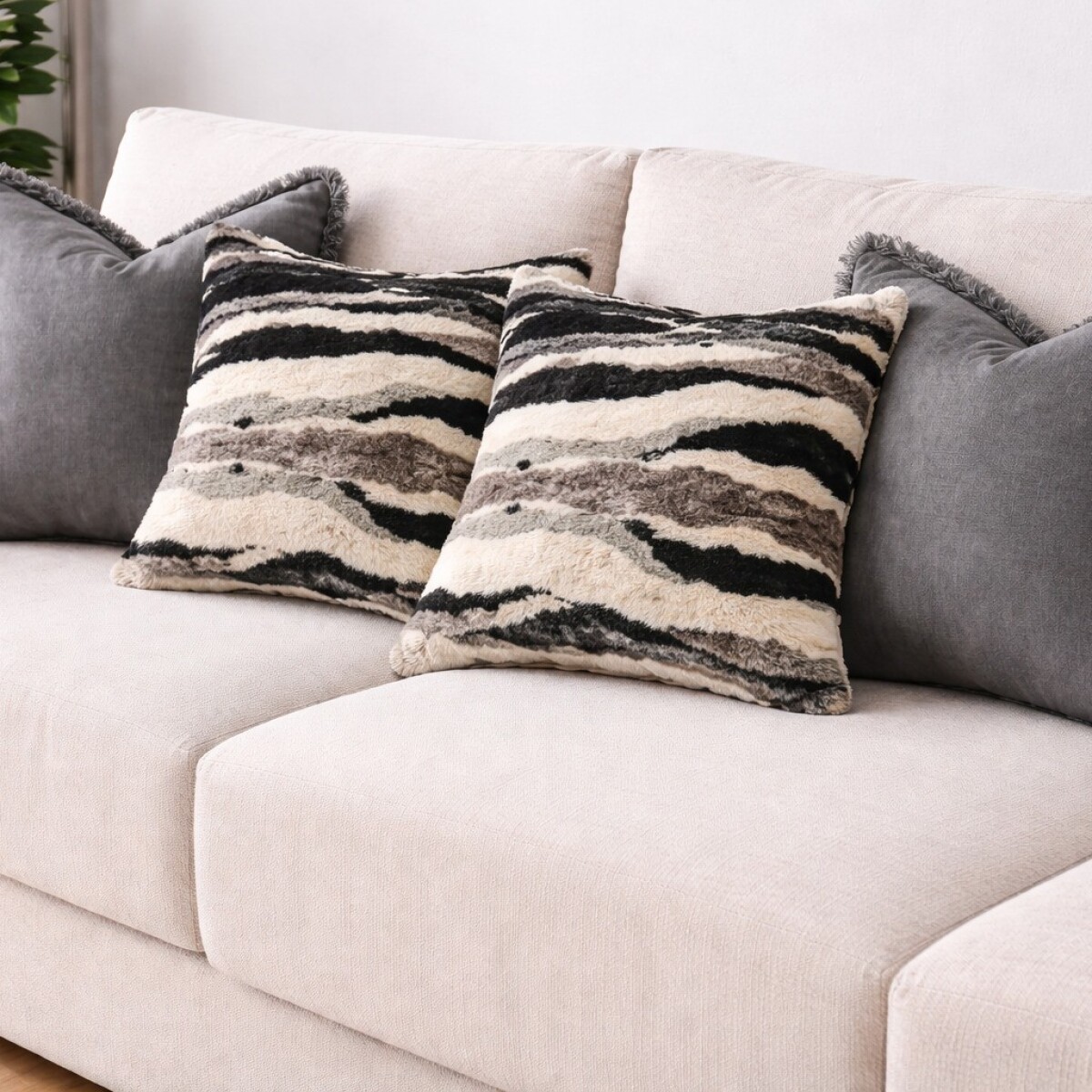 FUNDA AFRICA Negra - NEGRO-GRIS-BLANCO 