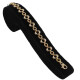 Pulsera en oro 18k con aros lisos y otros labrados Pulsera en oro 18k con aros lisos y otros labrados