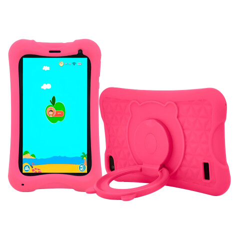 Tablet Infantil Niños Goldtech 7″ 3GB 32GB C/ Protector Kids Color Rosa