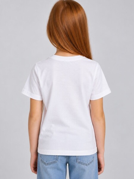 T-SHIRT N. SAILS 3445 NIÑA stitch BLANCO