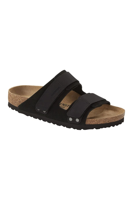 Sandalia Uji Nubuck/suede Leather - Estrecho Black