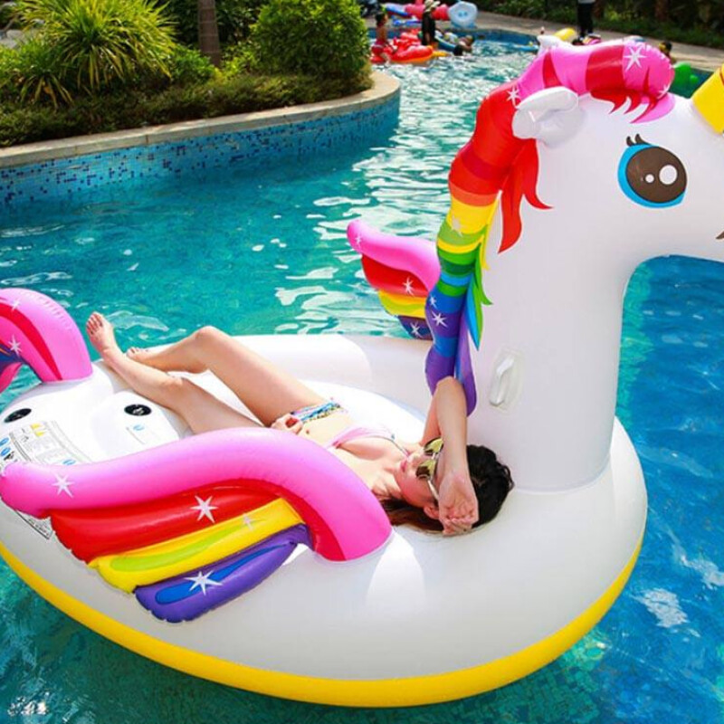 INTEX MEGA UNICORNIO FLOTANTE XL 287 X 193 X 165 CMS Intex Mega Unicornio Flotante Xl 287 X 193 X 165 Cms