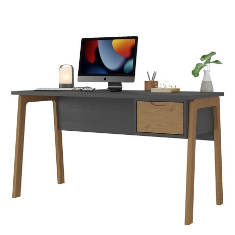 Escritorio Linea Veneza Grafito/Miel