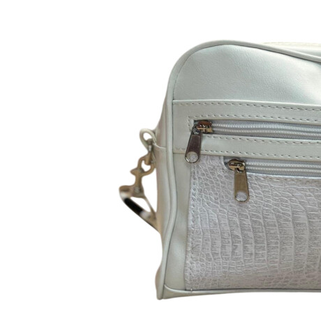 Bandolera Princess Cinta Gris y negro Blanco