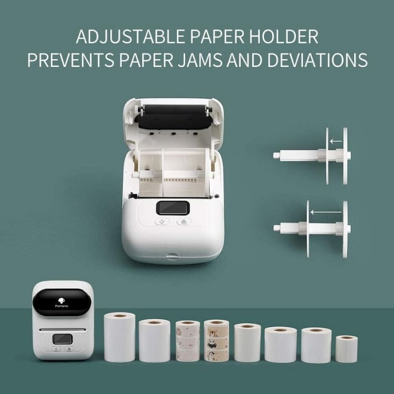 Mini impresora etiquetadora térmica portátil M110 blanco