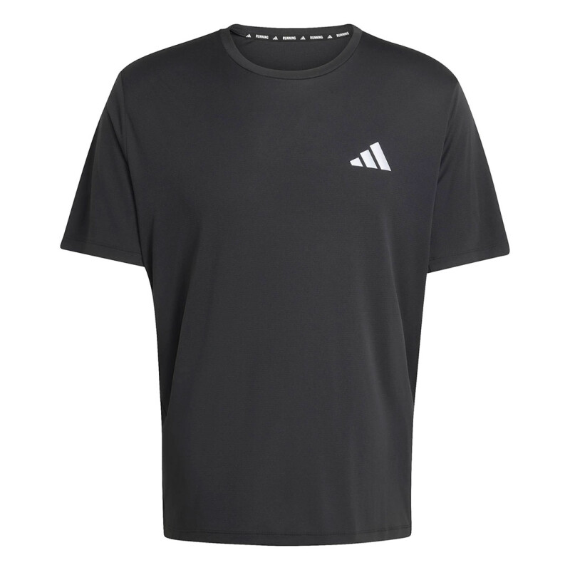 Remera de Hombre Adidas Run Ess Tee M Negro