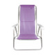 Set X 2 Sillas Reclinables 8 Pos. Alum. Sannet VIOLETA